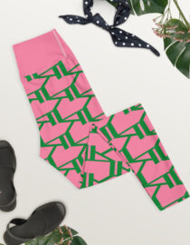 K-Live KL All Over Style Pink Yoga Leggings