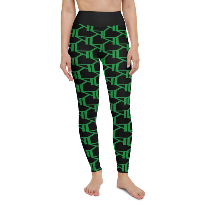 K-Live KL All Over Style Black Yoga Leggings
