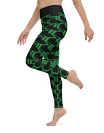 K-Live KL All Over Style Black Yoga Leggings