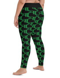 K-Live KL All Over Style Black Yoga Leggings