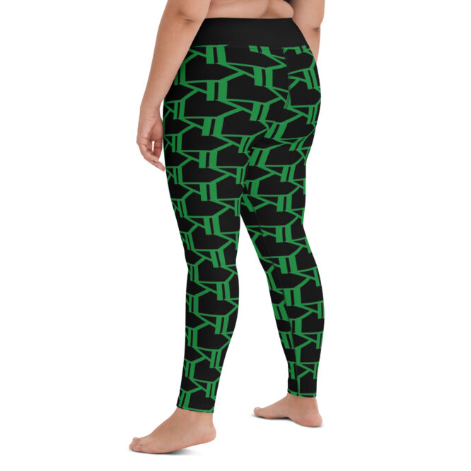 K-Live KL All Over Style Black Yoga Leggings