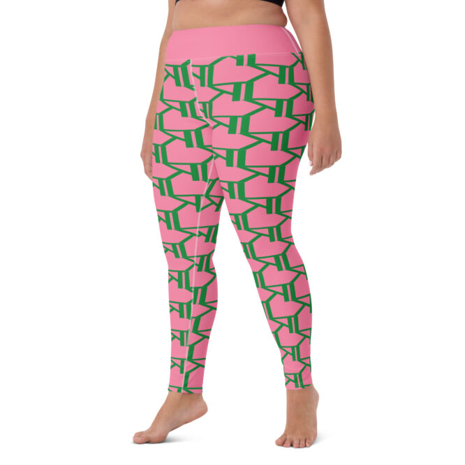 K-Live KL All Over Style Pink Yoga Leggings