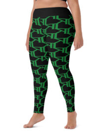 K-Live KL All Over Style Black Yoga Leggings