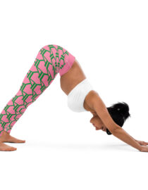 K-Live KL All Over Style Pink Yoga Leggings