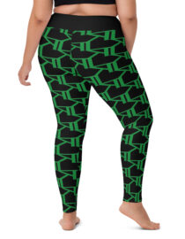 K-Live KL All Over Style Black Yoga Leggings