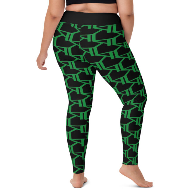 K-Live KL All Over Style Black Yoga Leggings