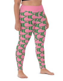 K-Live KL All Over Style Pink Yoga Leggings