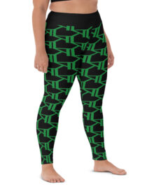 K-Live KL All Over Style Black Yoga Leggings