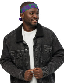 KL All-Over Purple Print Bandana