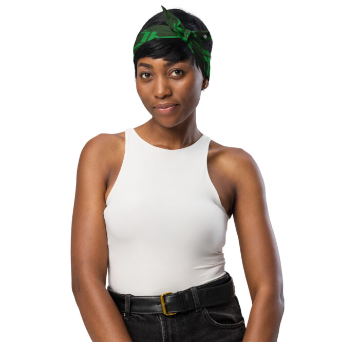 KL Black All-Over Print Bandana