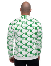 KL Unisex White Bomber Jacket