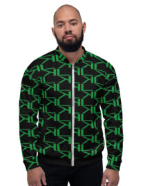 KL Unisex Black Bomber Jacket