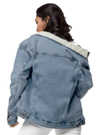 K-Live KL Unisex Denim Sherpa Jacket