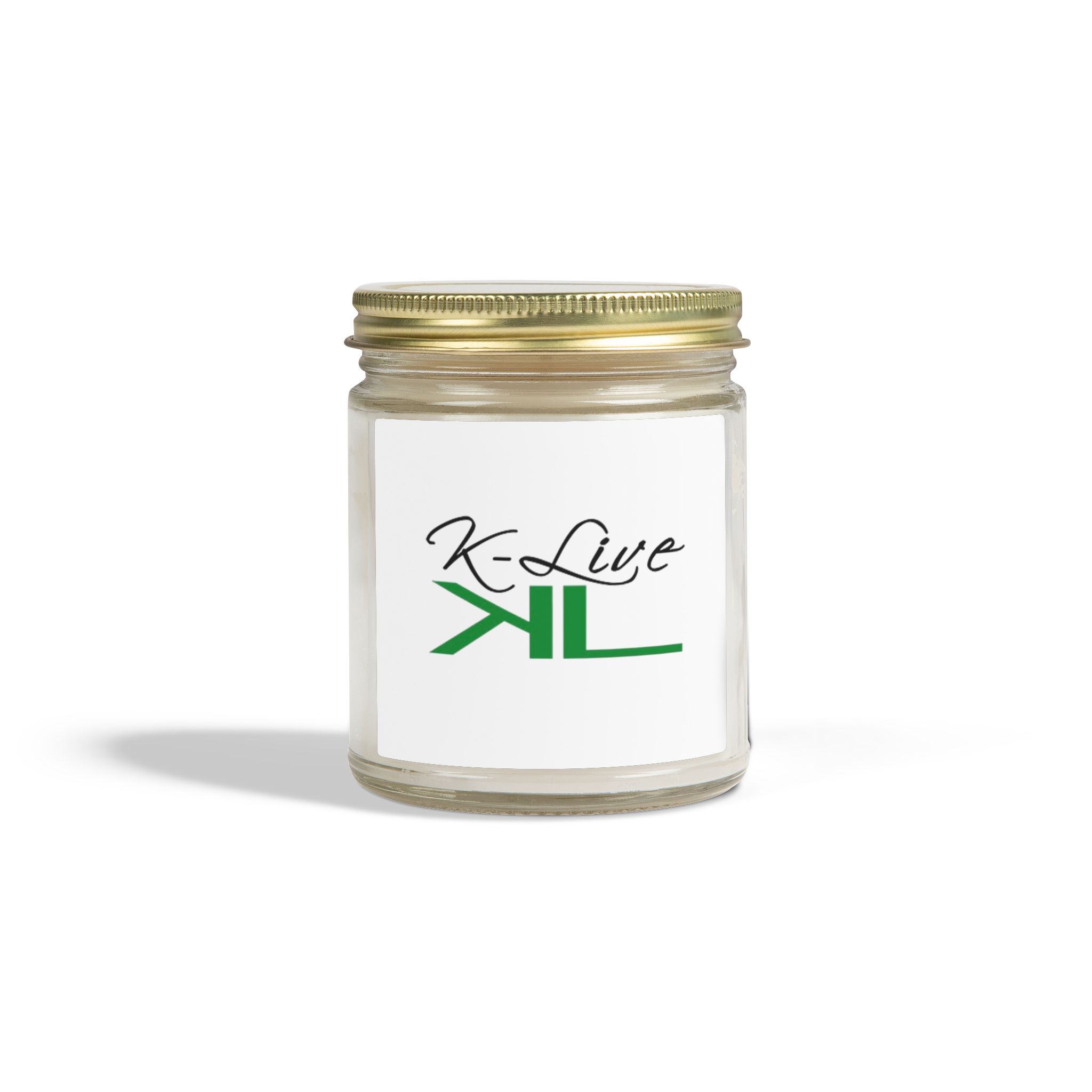 K-Live KL Coconut Apricot Scented Candle 4oz or 9oz | Coconut Apricot Wax Jar Candle