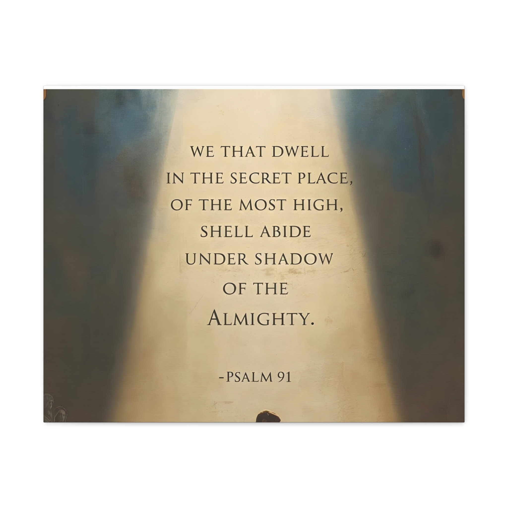 Psalm 91 Scripture Matte Canvas, Stretched, 1.25"