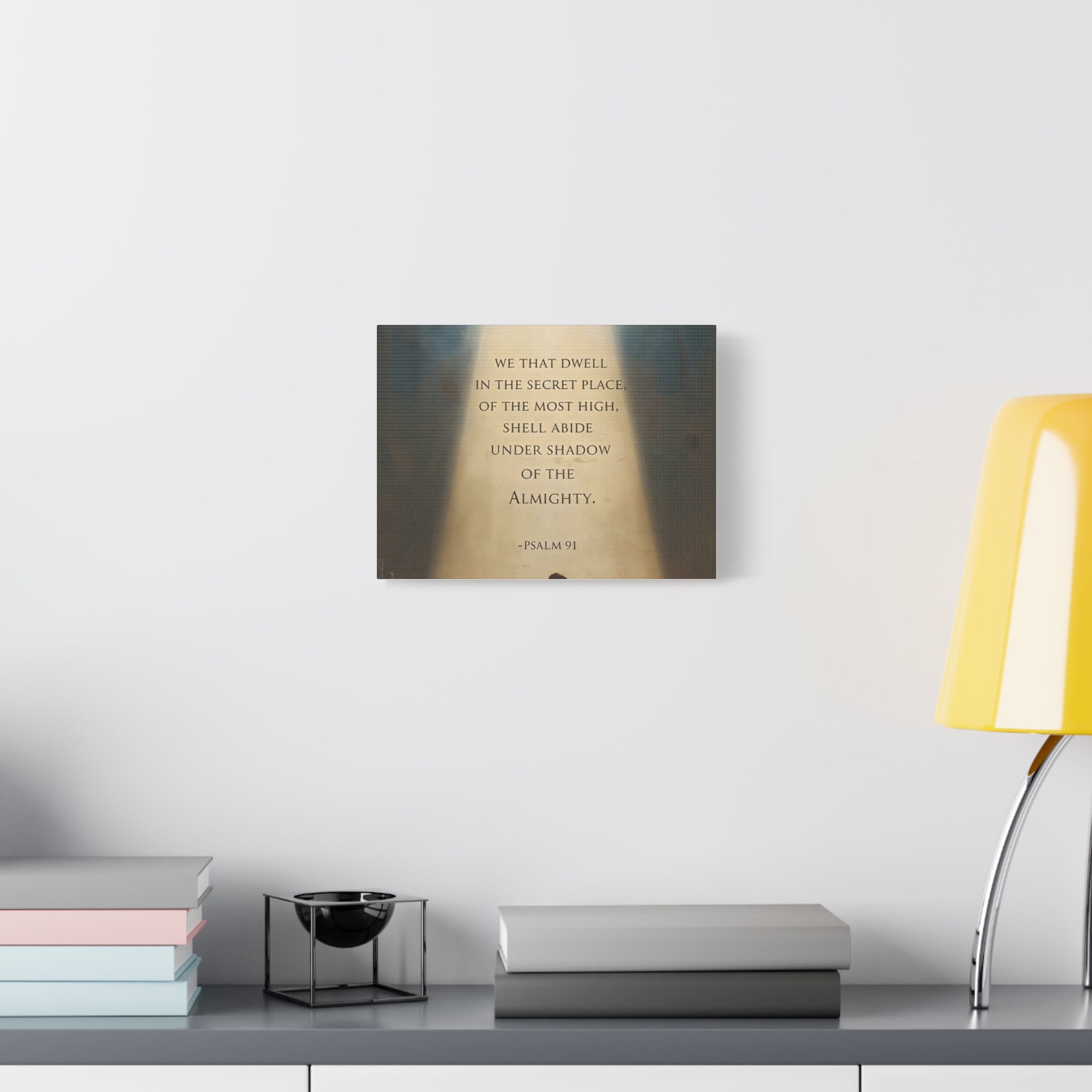 Psalm 91 Scripture Matte Canvas, Stretched, 1.25"