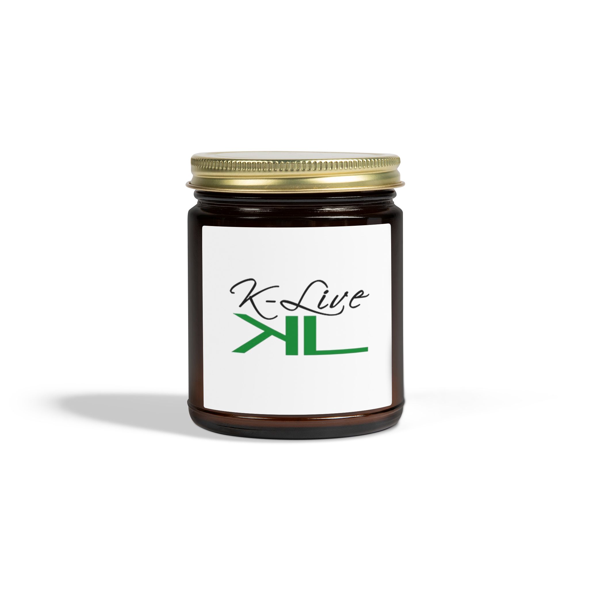 K-Live KL Coconut Apricot Scented Candle 4oz or 9oz | Coconut Apricot Wax Jar Candle