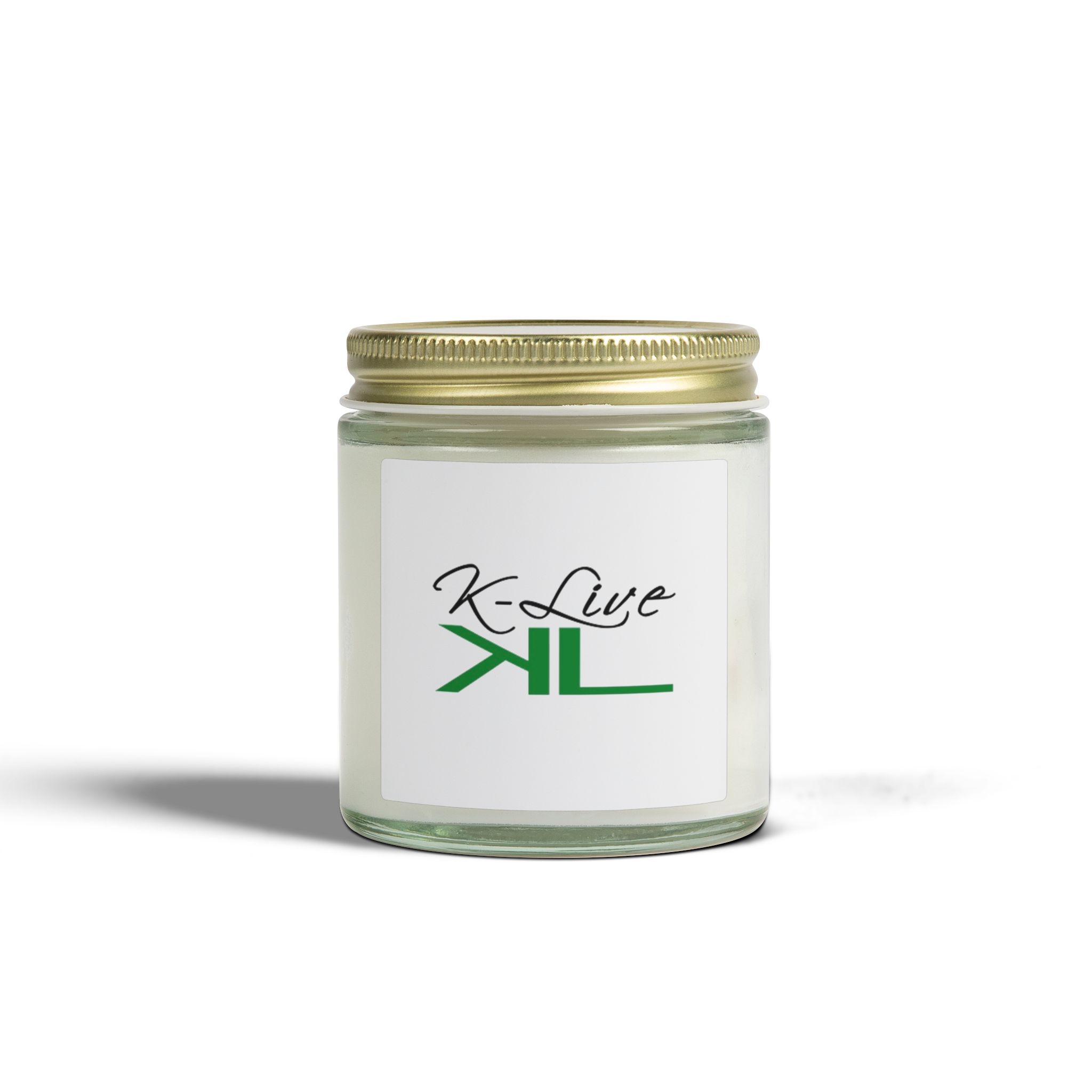 K-Live KL Coconut Apricot Scented Candle 4oz or 9oz | Coconut Apricot Wax Jar Candle