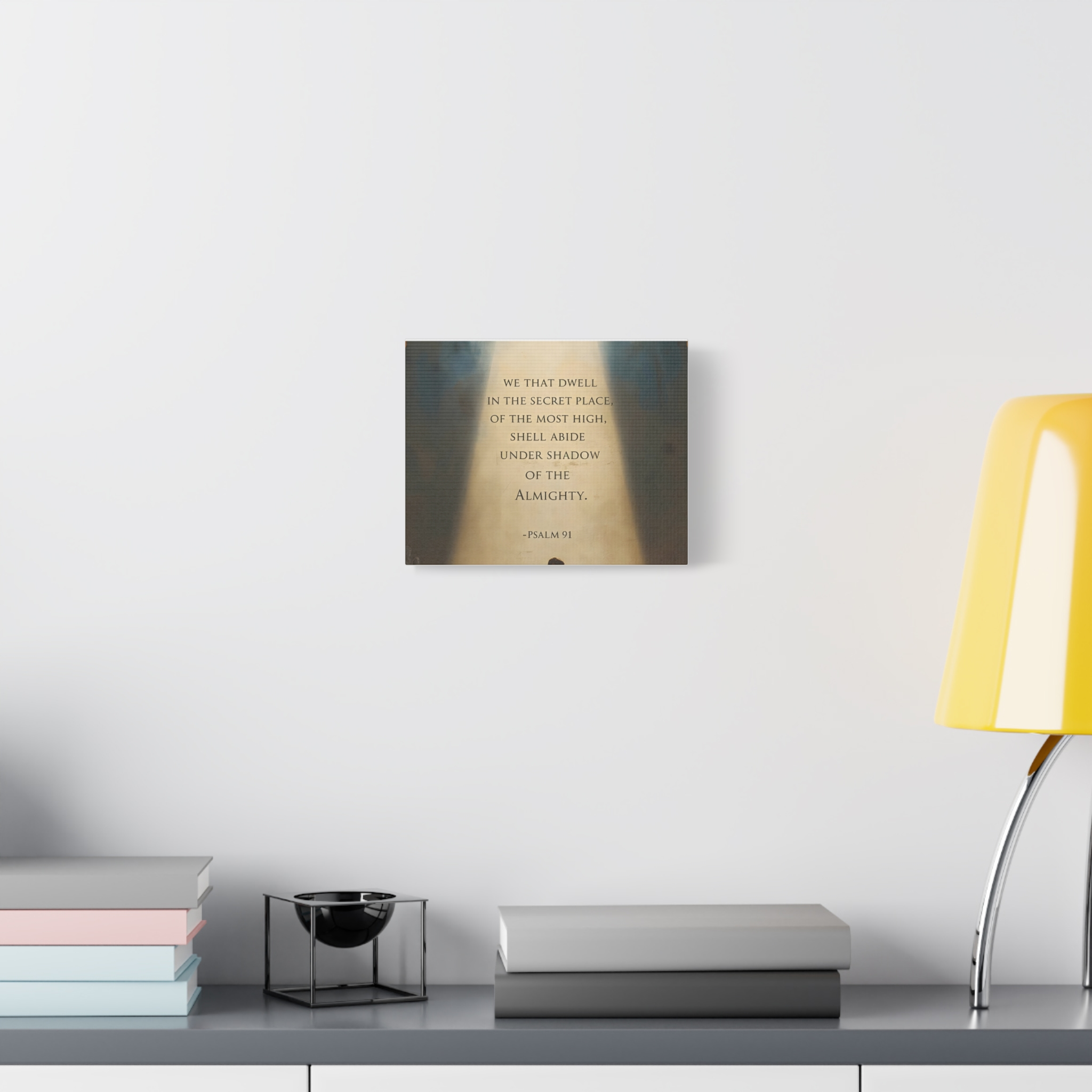 Psalm 91 Scripture Matte Canvas, Stretched, 1.25"