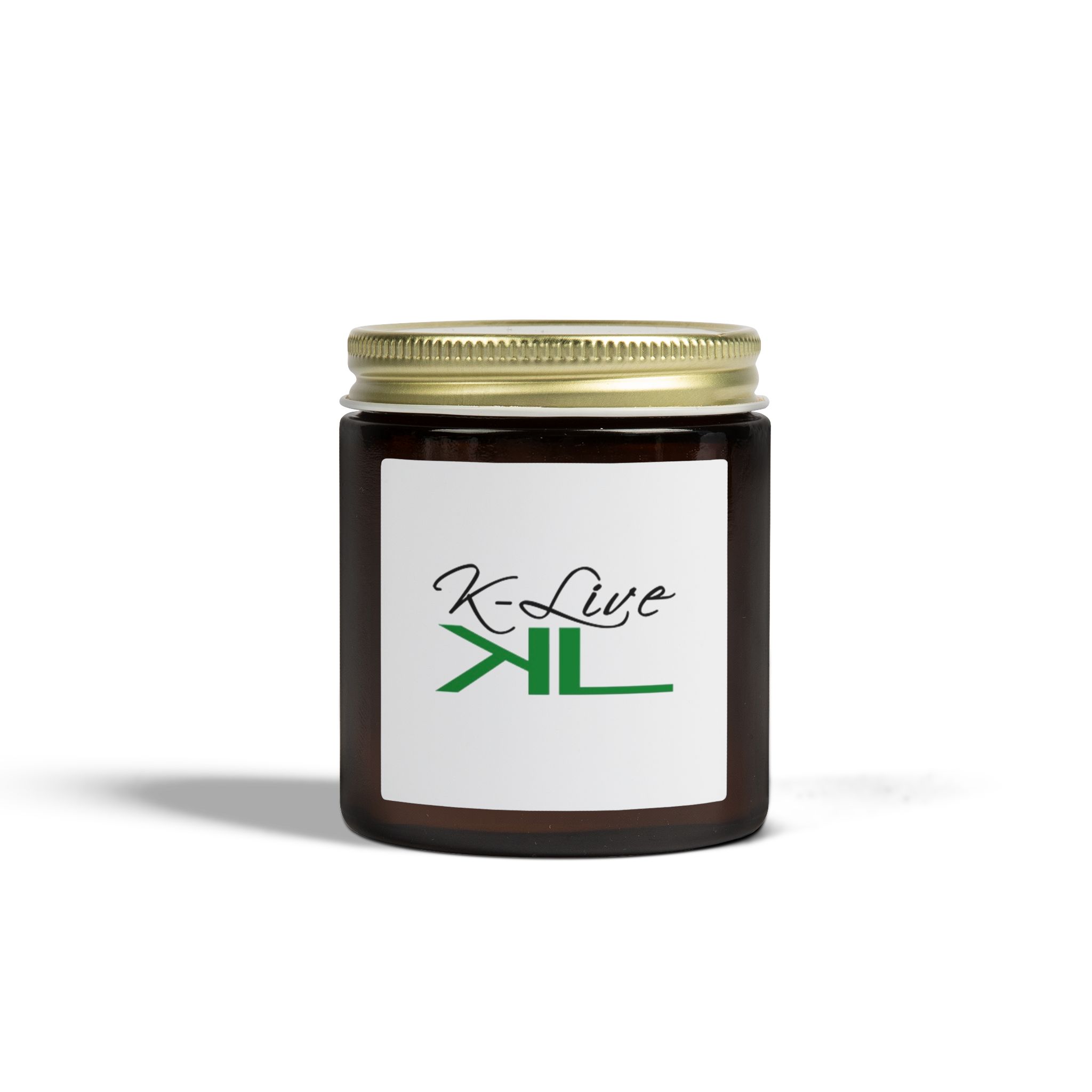 K-Live KL Coconut Apricot Scented Candle 4oz or 9oz | Coconut Apricot Wax Jar Candle