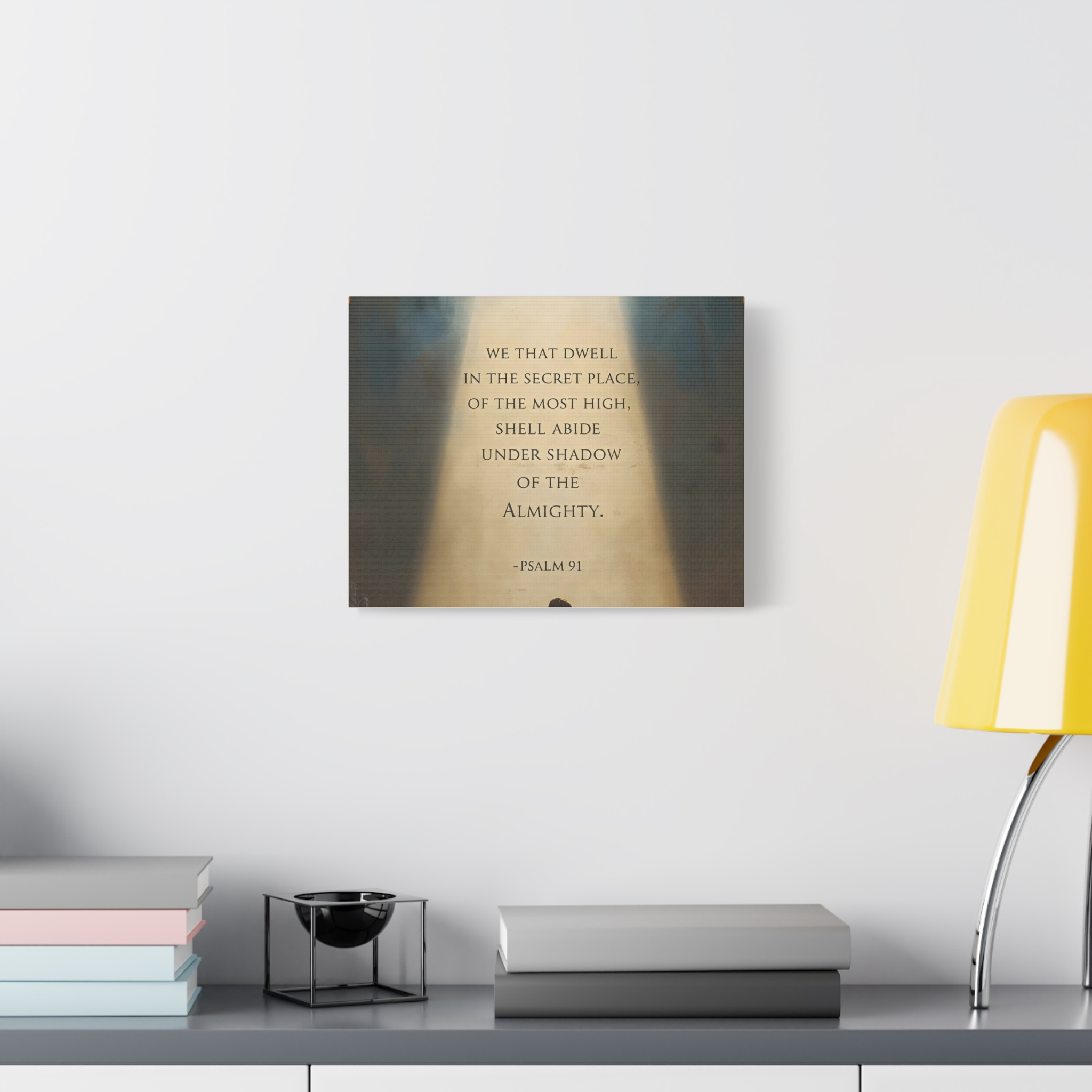 Psalm 91 Scripture Matte Canvas, Stretched, 1.25"